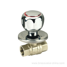 brass concealed ball valves